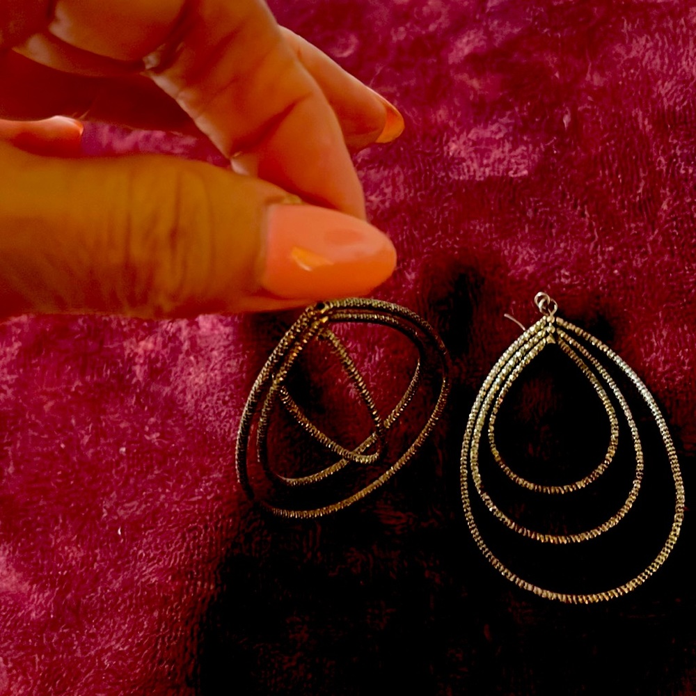 Orbit earrings 3.25” long